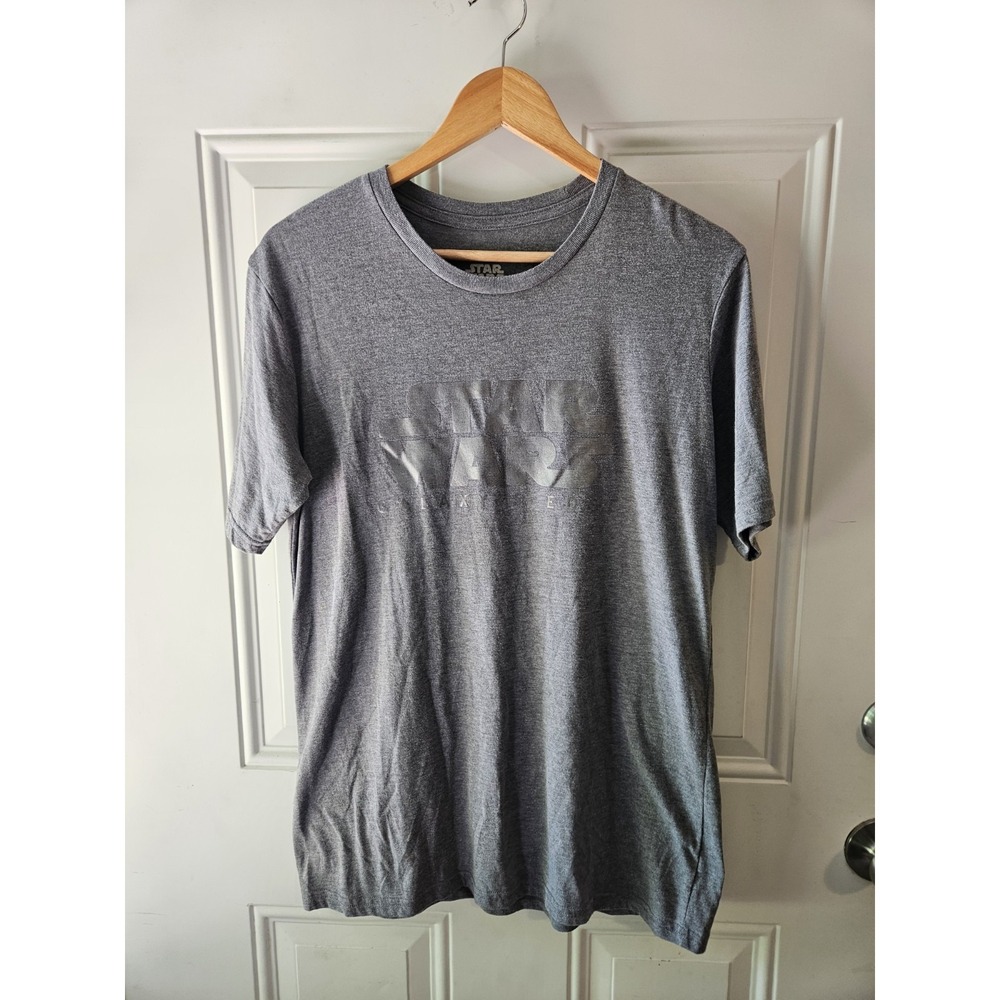 Disney Parks Star Wars Galaxy's Edge Gray Graphic T-Shirt Unisex Small